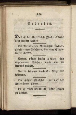 Gedanken