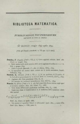 Biblioteca matematica.