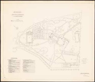 Garten Steffens, Gut Schelploh, Lüneburger Heide, Eschede: Gut Schelploh, Entwurf zur Umänderung der Gartenanlage, 1:500