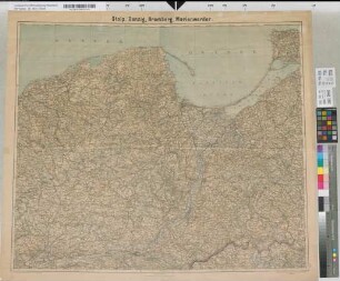 Stolp, Danzig, Bromberg, Marienwerder. Herausgegeben von der Kartographischen Abteilung der Kgl. Preuß. Landesaufnahme 1902 / Druck 1915