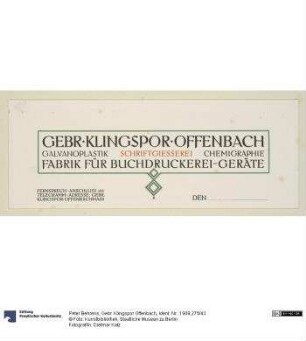 Gebr. Klingspor Offenbach