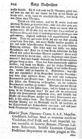 Examinis chemici doctrinae Meyerianae de acido pingui et Blackianae de aere fixo respectu calcis rectificatio.