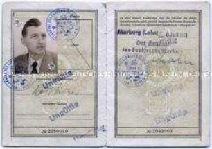 Reisepass von Karl Müller - Familienkonvolut