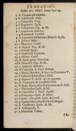5v-11r, Januarius - December