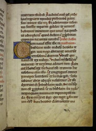 Zierinitiale: C(um natus esset)