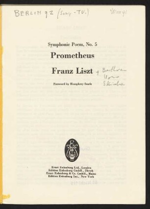 Prometheus : symphonic poem, no. 5
