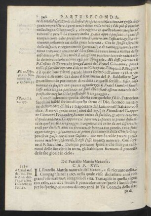 Cap. XVI. Del Fratello Mattia Meacese