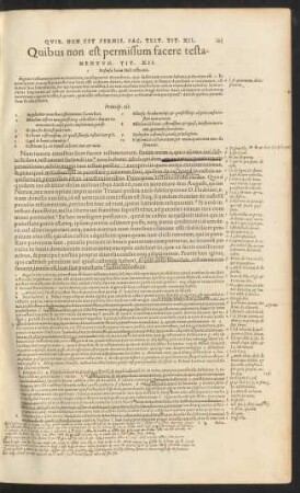 Quibus non est permissum facere testamentum. Tit. XII.