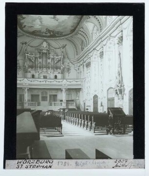 Würzburg, St. Stephan : Innenansicht