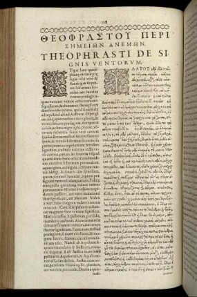 Theophrasti De Signis Ventorum.