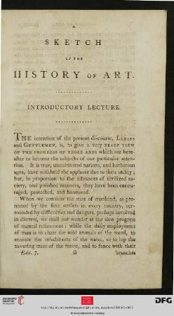 Introductory Lecture