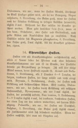 14. Chronischer Husten