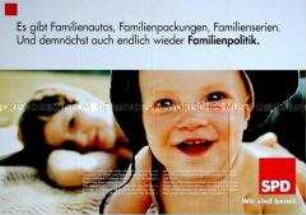 Wahlplakat der SPD zum Bundestagswahlkampf 1998