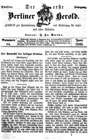 Nummer 64, Juni 1846