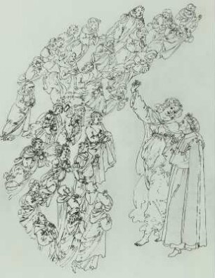 Illustration zu Dantes "Göttliche Komödie" Paradies III