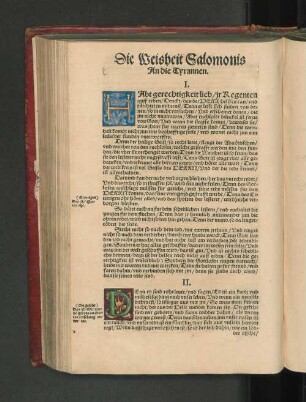 Die Weisheit Salomonis.
