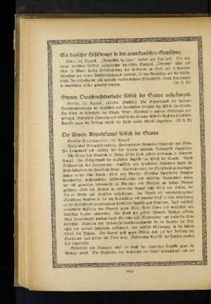 Der schwere Abwehrkampf südlich der Scarpe.