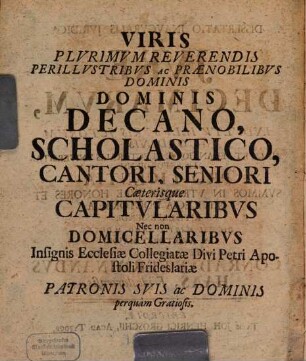 Dissertatio Inavgvralis Jvridica De Jvre Decimarvm