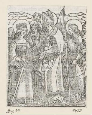 Alle Heiligen, aus: Peter Apian, "Hortulus anime", Nürnberg 1517
