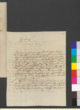 Brief von Voigt, Bernhard Friedrich an Goethe, Johann Wolfgang von