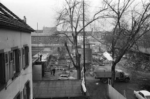 Bau einer neuen Turnhalle für die Uhlandschule.