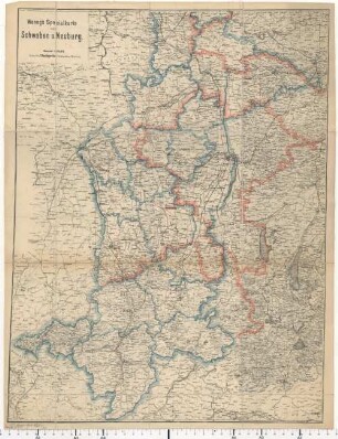 Wenng's Specialkarte von Schwaben u. Neuburg