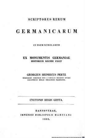 Cnutonis regis gesta : sive Encomium Emmae reginae