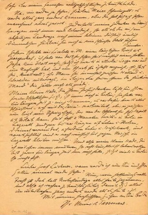 Brief an Graf Luckner v. 21.11.1943: Brief an Graf Luckner