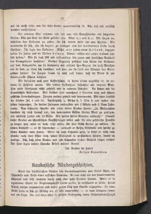Kaukasische Räubergeschichten