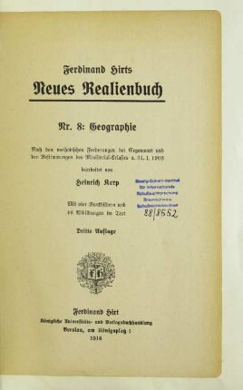 Nr. 8: Geographie