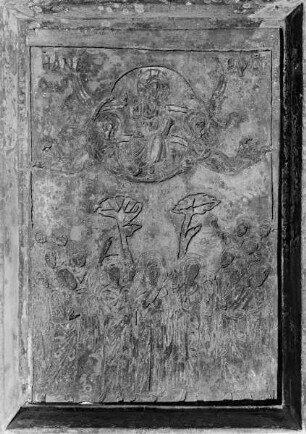 Porta Sacra: Himmelfahrt Christi (linker Flügel, Reihe 4, Tafel 2)