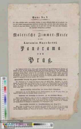 Malerische Zimmer-Reise von Antonio Sacchetti.