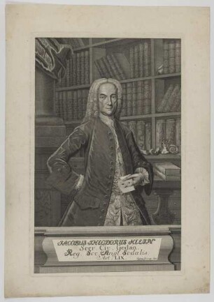 Bildnis des Jacobus Theodorus Klein