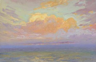 Abendwolken über der portugiesischen Küste