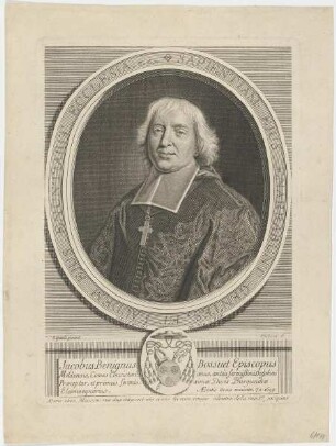 Bildnis des Jacobus Benignus Bossuet