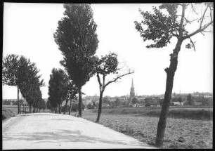 Burgstädt. Blick von der Peniger Straße