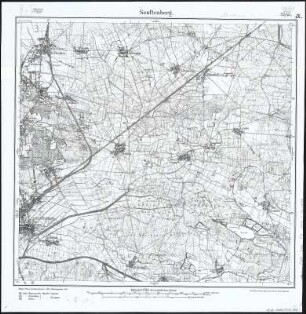 Meßtischblatt 2545 : Senftenberg, 1904 Senftenberg : Senftenberg. - Aufnahme 1902. - 1:25000. - [Berlin]: Reichsamt für Landesaufnahme, 1904. - 1 Kt.