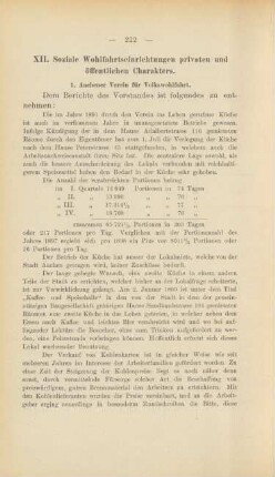 XII. Soziale Wohlfahrtseinrichtungen privaten und öffentlichen Charakters.