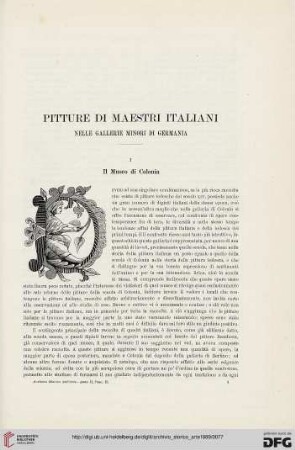 2: Pitture di maestri italiani nelle gallerie minori di Germania