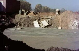 Baustelle eines Bungalows