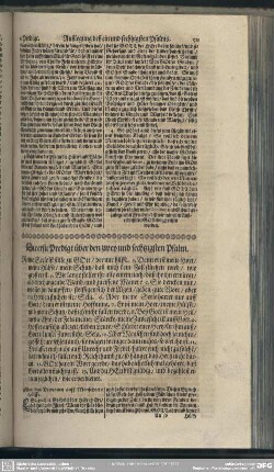 Die Predigten über den zwey und sechtzigsten Psalm