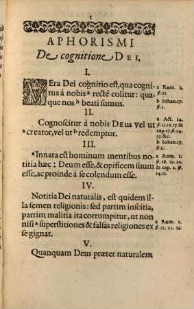 Aphorismi doctrinae Christianae