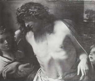 Christus mit der Dornenkrone von Engeln gestützt