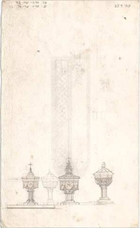 Voit, August von; Weißenhorn; Pfarrkirche - Taufbecken (Ansichten)