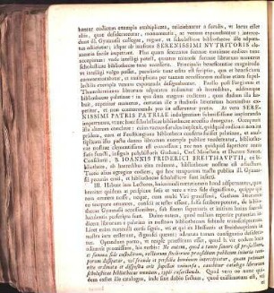 III. [Desiderata quaedam et promissa adsperguntur.]