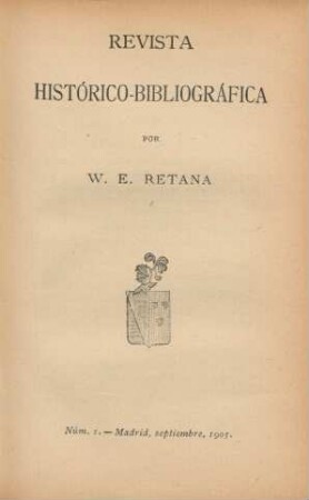Revista historico-bibliografica