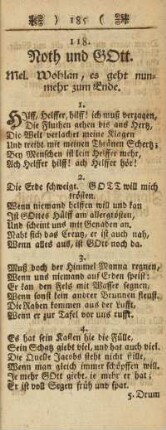 118. Noth und Gott