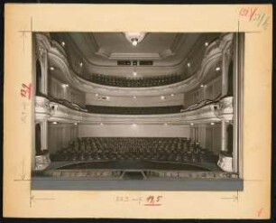 Stadttheater, Beuthen: Ansicht Zuschauerraum
