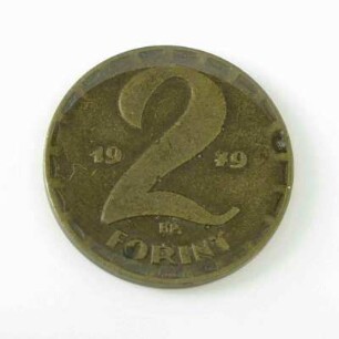2 Forint -Münze Ungarn 1979