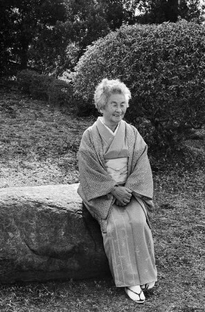 Portrait von Chiyoko San im Kimono